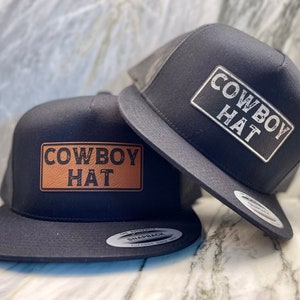 Cowboy Hat Trucker: Country Snapback with Optional Rivets