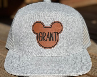 Kids Disney SnapBack Hat | Boys Disneyland Hat | Baby Disney Hat | Boys Mickey Mouse Hat | Custom Name Disney Hat | Family Disney Hats