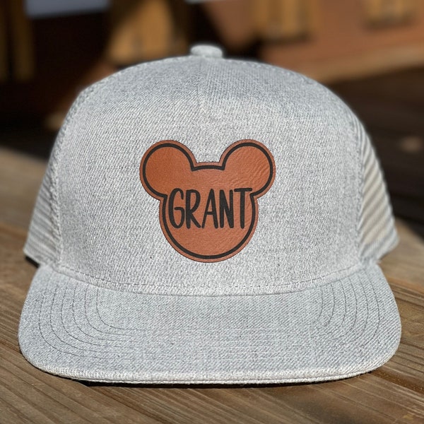 Kids Disney SnapBack Hat | Boys Disneyland Hat | Baby Disney Hat | Boys Mickey Mouse Hat | Custom Name Disney Hat | Family Disney Hats