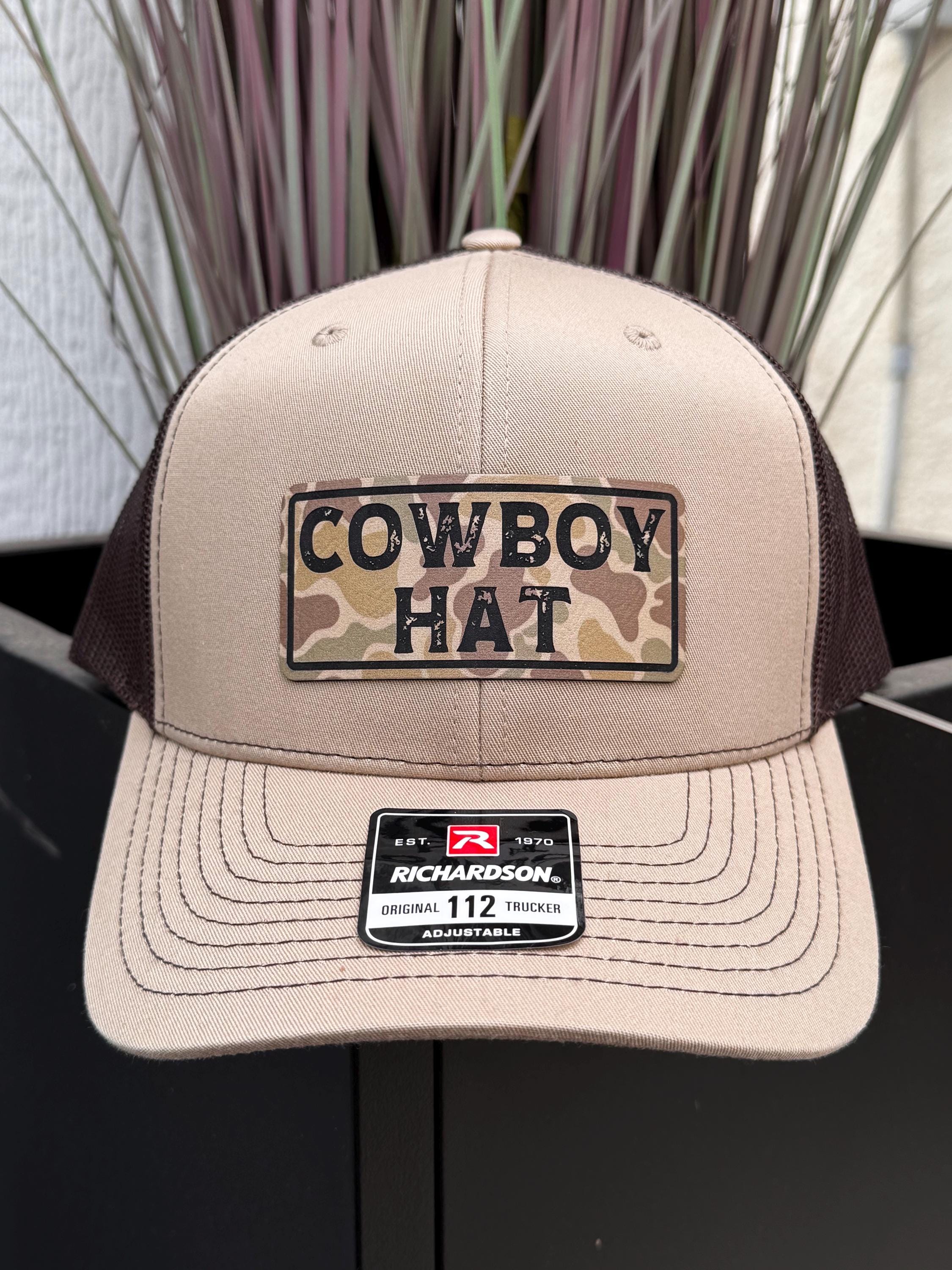 Unisex Brown 1 Western Trucker Hat Vintage Cowboy Country Cute Baseball Cap COUNTRY LIBERTY BROWN COWBOY HAT main image 2