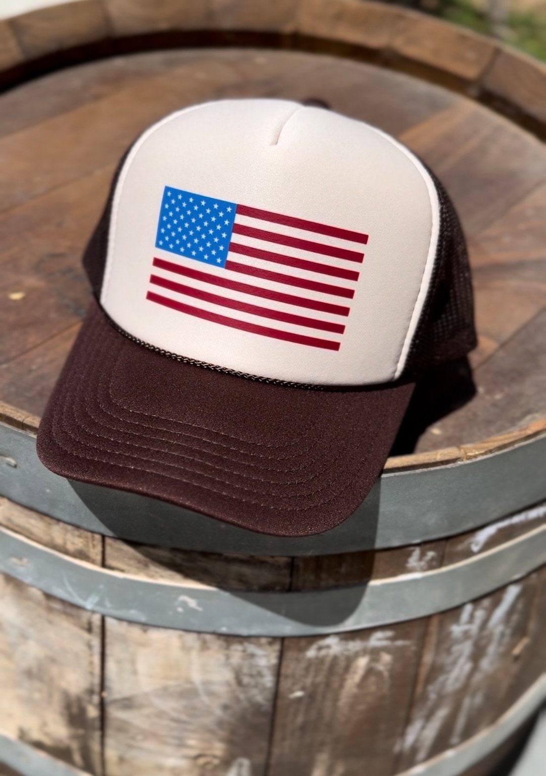 American Flag Trucker Hat | Women’s or Men’s USA Trucker Hat | 4th of ...
