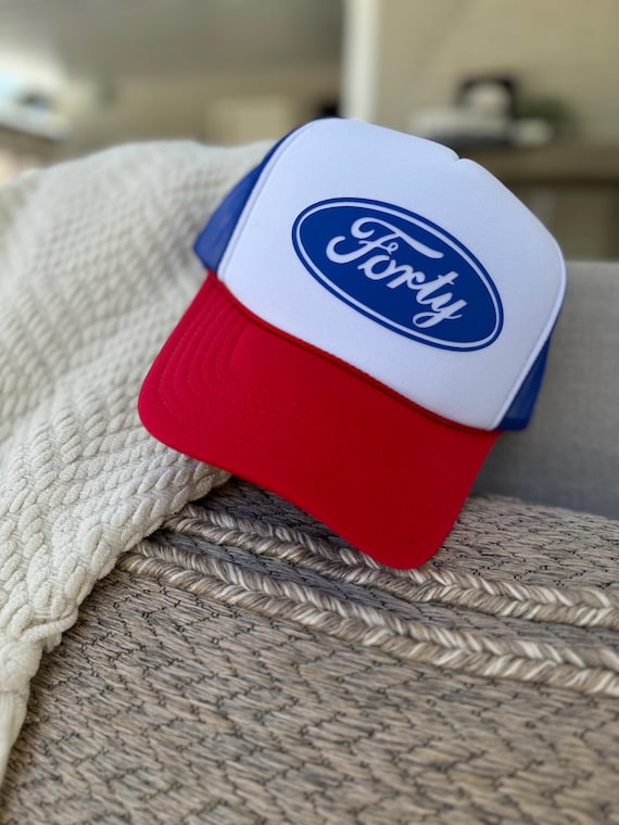 Casquette Trucker NAPA | Snapback en maille bleue et jaune