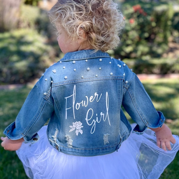 Flower Girl Jacket Etsy