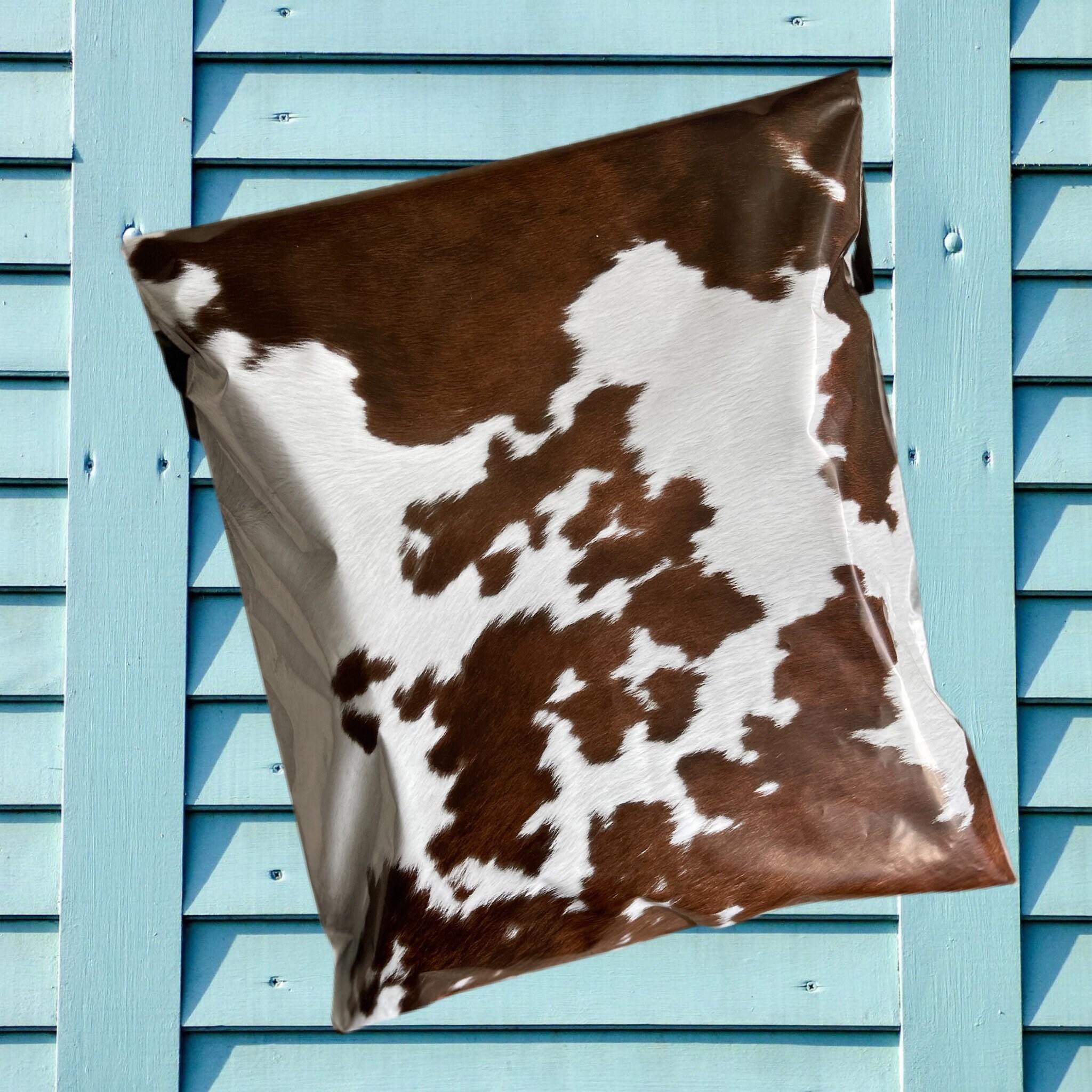 Cowhide 10X13 Poly Mailers Cow Print Mailers Western Etsy