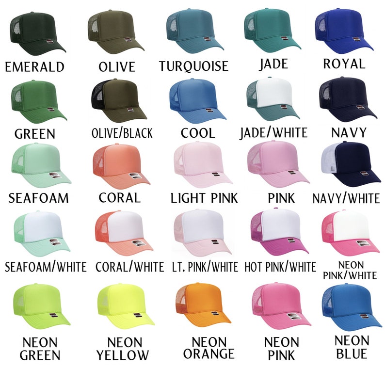 Mama Trucker Hat: Khaki Foam Snapback image 6
