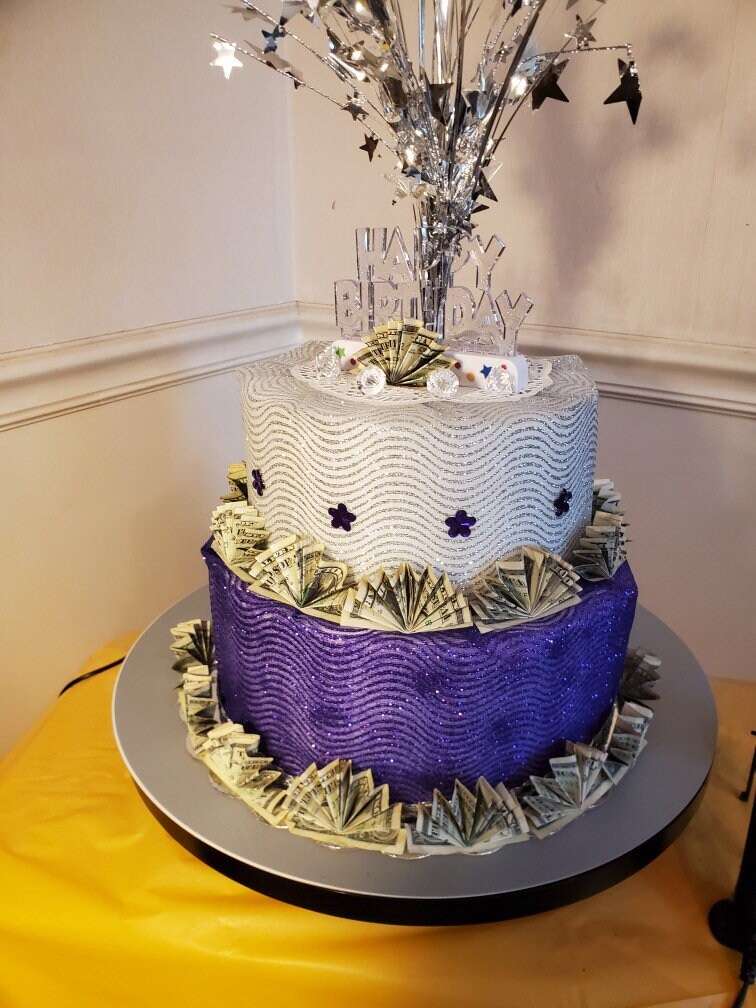 Pastel de dinero falso fieltro fondant hecho a mano para todas Etsy