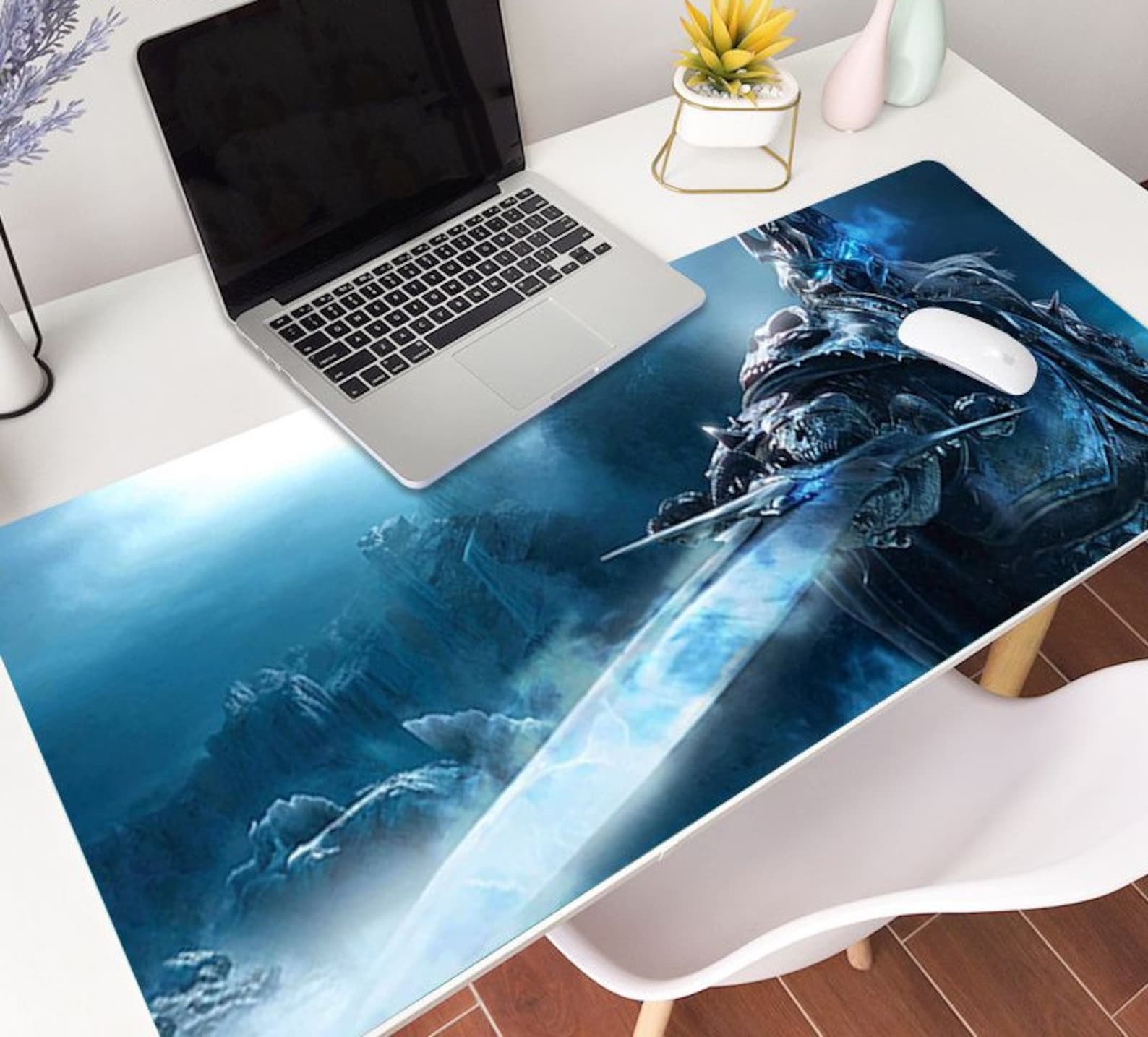 Video Game Desk Mat Warcraft Game Large Desk Pad Horde Big Etsy