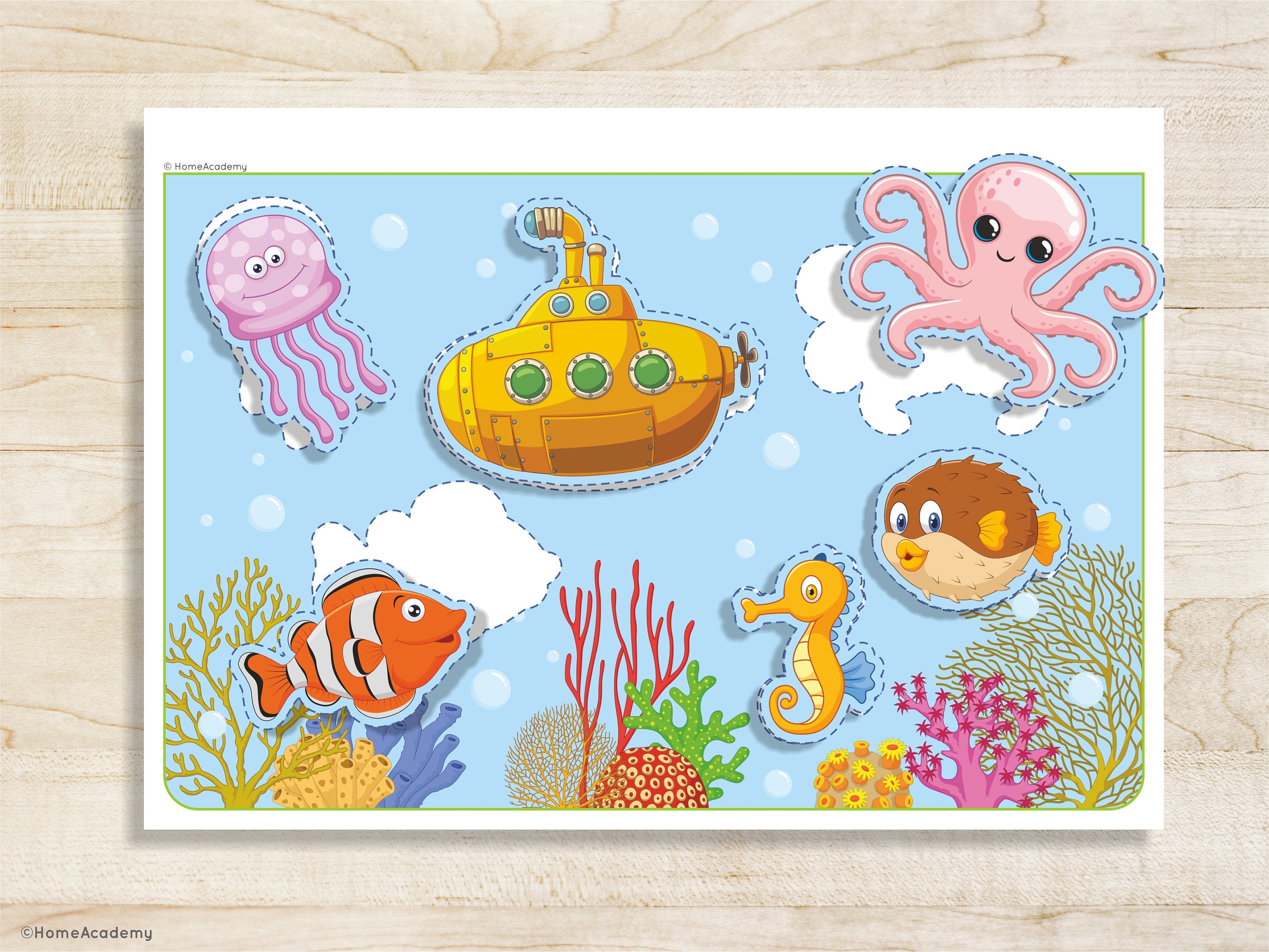 ANIMALS Printable Toddler Learning Toy Homeschool Busy Book Montessori ...