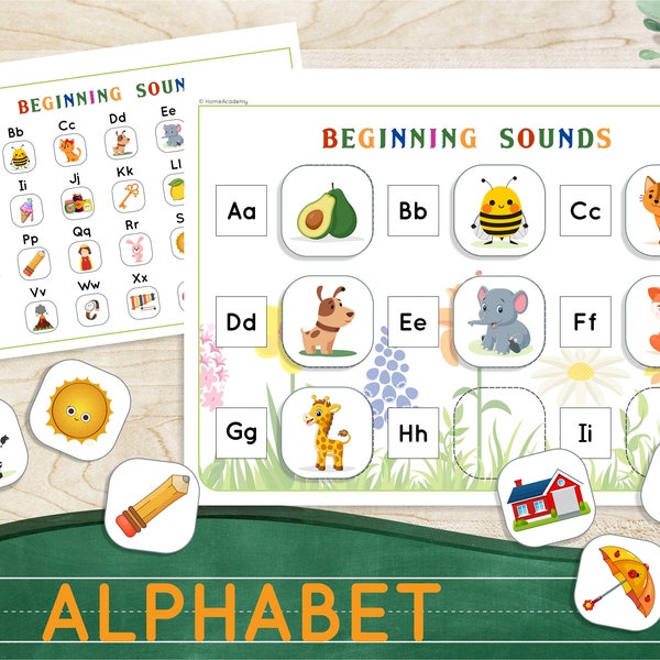 Printable ALPHABET worksheets Toddler learning toy ABC Busy book Homeschool printables Educational Game Kindergarten Preschool Curriculum