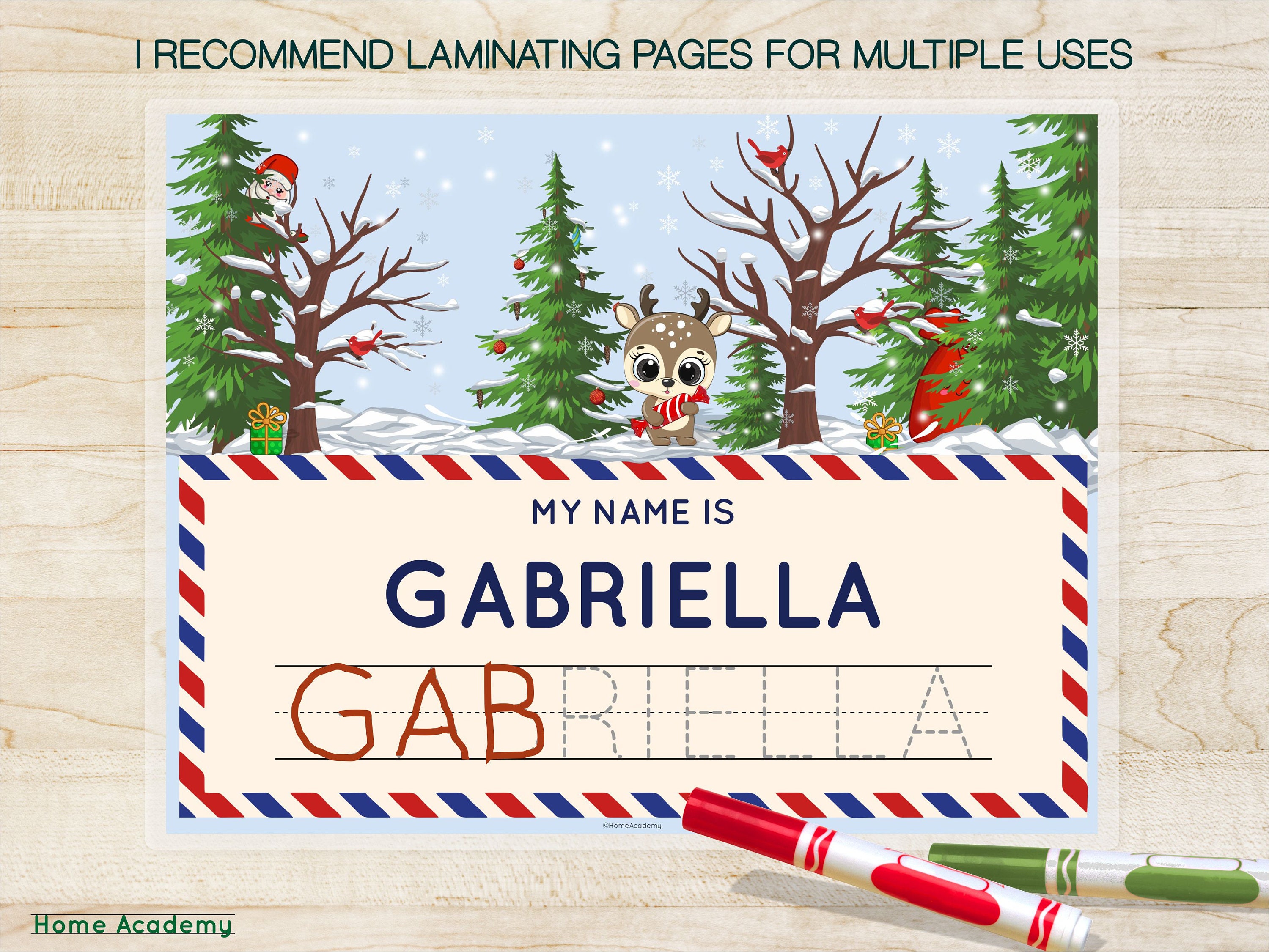 Printable Custom Name Tracing Worksheets Tracing Letters and Etsy