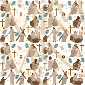 Jesus Seamless Pattern