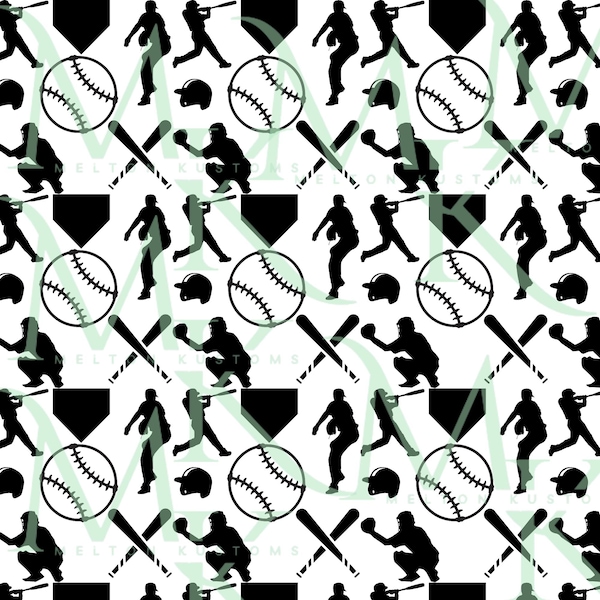 Baseball Seamless Pattern
