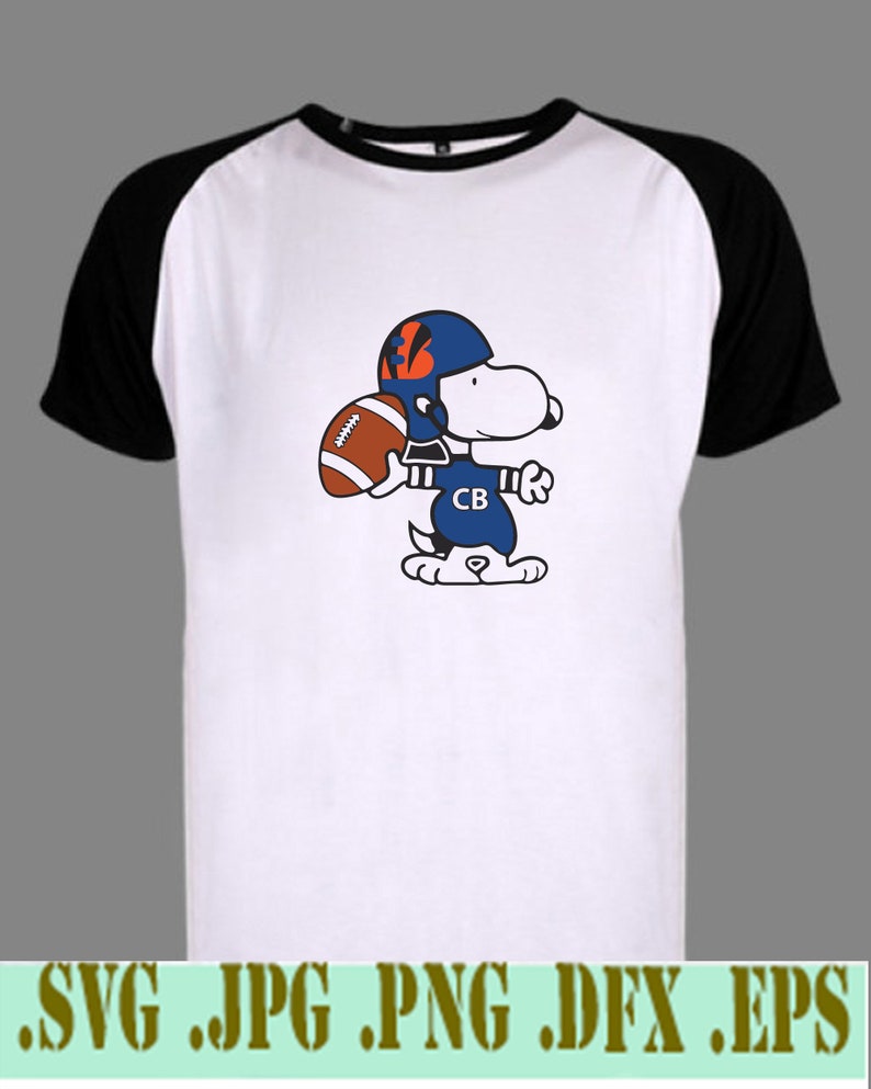 Snoopy Bengals SVG Vector Cut Files | Etsy
