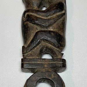 Rare Masterpiece Antique Wooden couple embracing butter churn ( Ghurra) from Nepal.