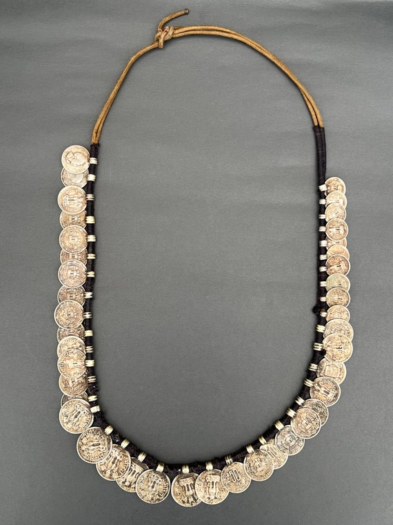 Old and Unique Tribal Coin Necklace from Western N