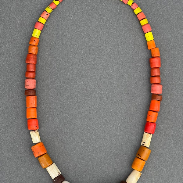 Stunning rare Antique Naga ethnic tribal necklace from Nagaland ,northeastern India.