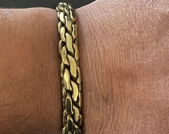 Beautiful Handmade Braided Brass Bracelet From Nepal for all men and women.Adjustable,wearable & beautiful bracelet.
