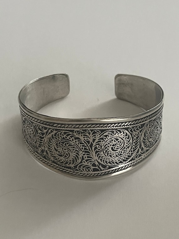 Bracelet Style Tibétain En Argent Tibétain Avec Turquoise - Pour Femme - Neuf Sans Emballage