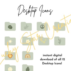 Digital Desktop Icons
