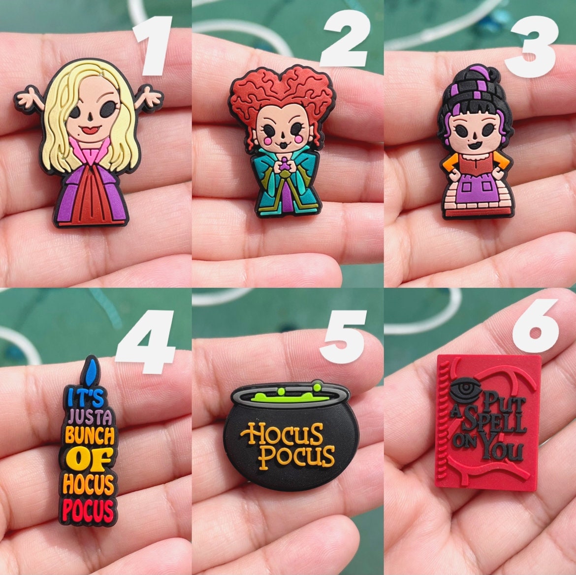 HP Halloween shoe charms
