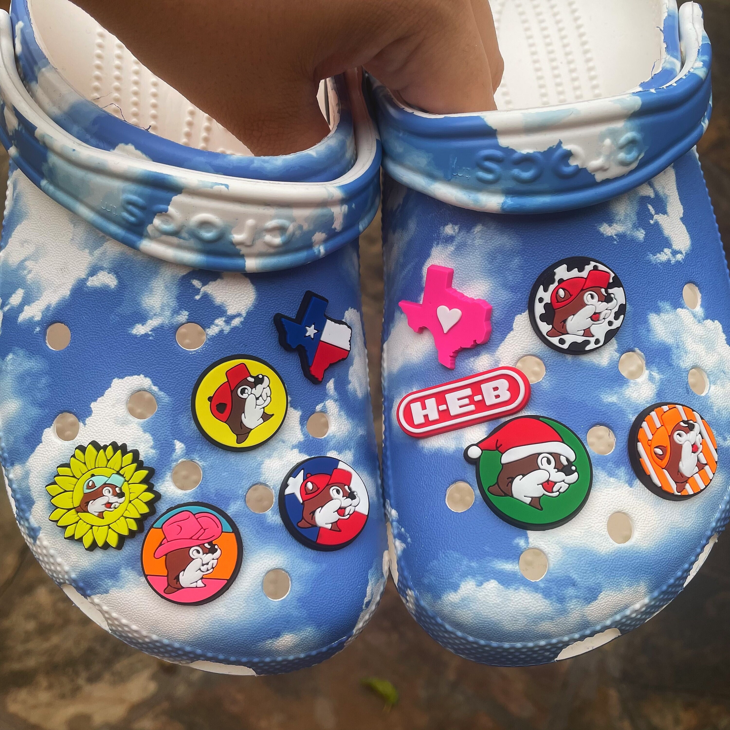 Texas shoe charms