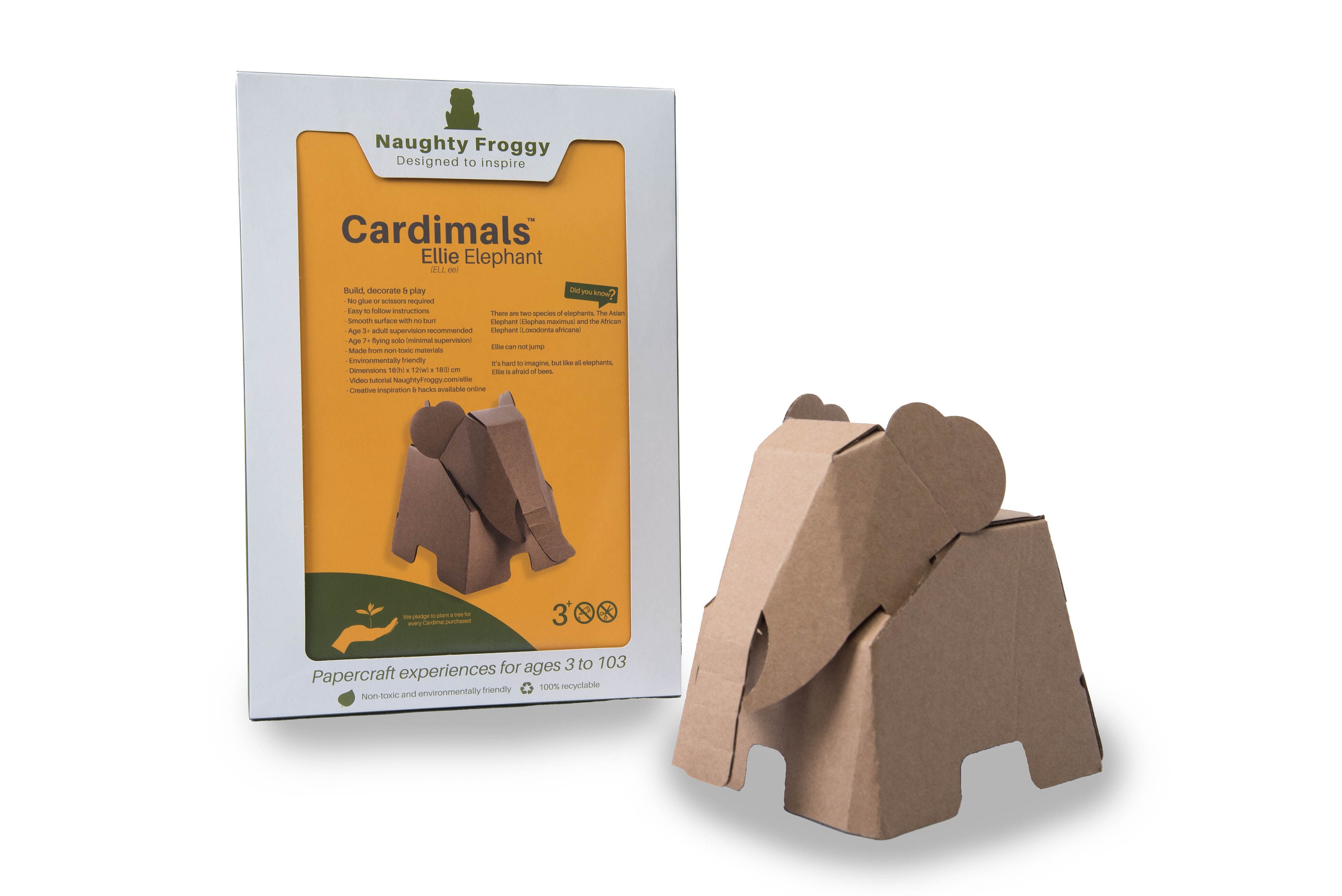 3D Cardboard Animal Model for Kids Aka Cardimals Ellie - Etsy Australia 3D Cardboard Animal Model for Kids Aka Cardimals Ellie - Etsy Australia