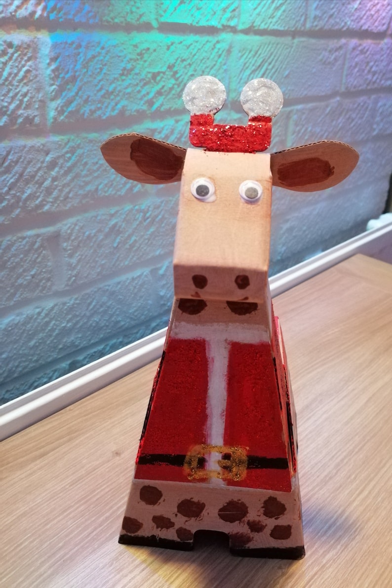 Cardimals African Trio Cardboard Animals, Cardboard Craft, Cardboard