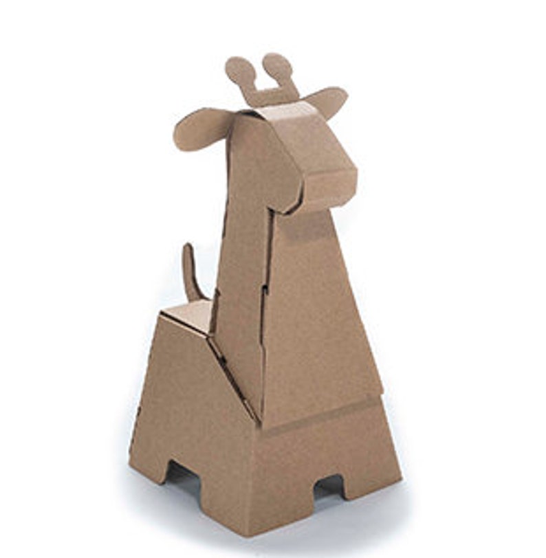 Cardimals African Trio Cardboard Animals, Cardboard Craft, Cardboard