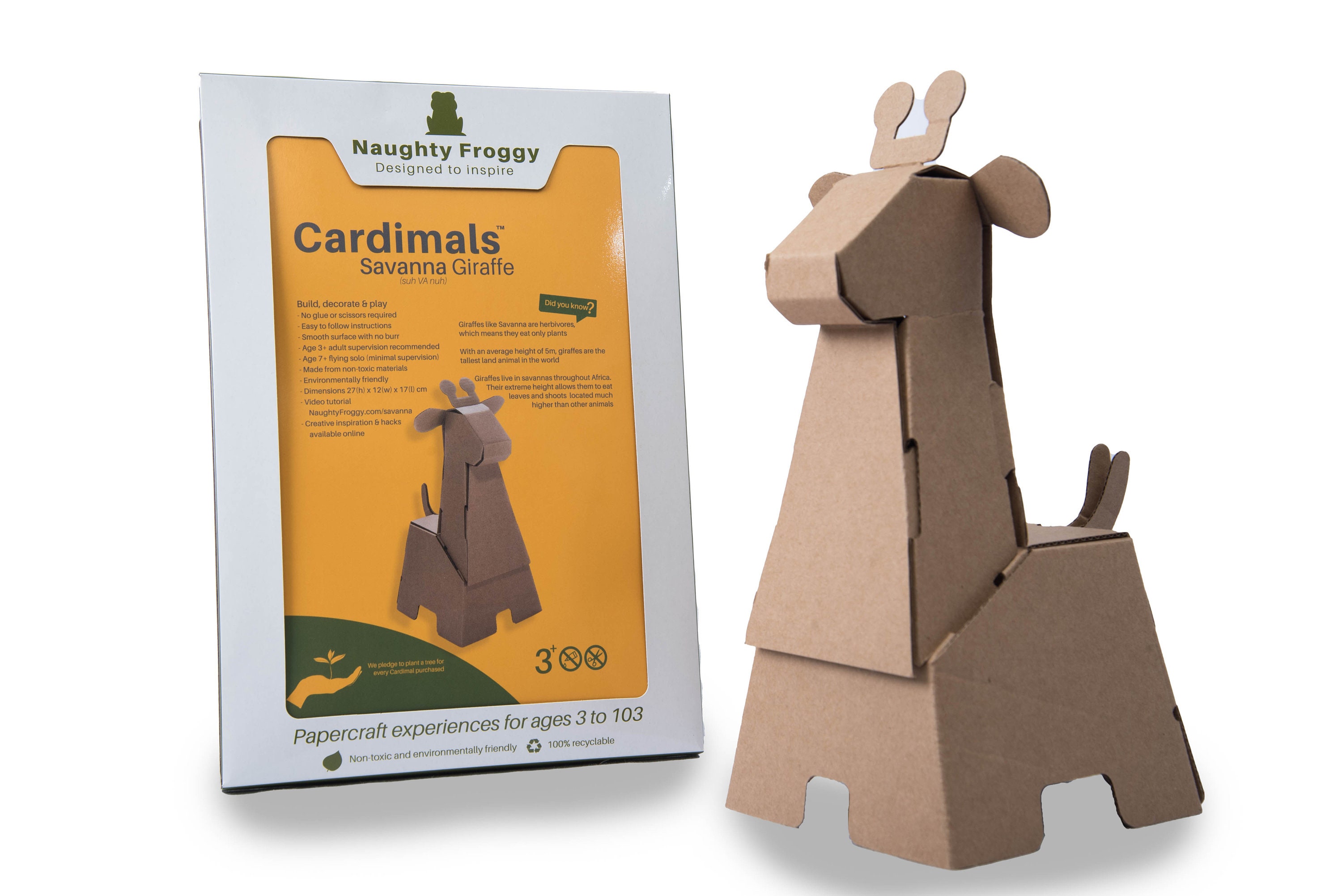 3D Cardboard Animal Model for Kids Aka Cardimals Savanna - Etsy Denmark 3D Cardboard Animal Model for Kids Aka Cardimals Savanna - Etsy Denmark