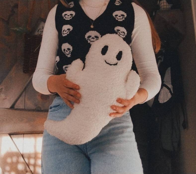 Halloween Ghost Pillow Etsy