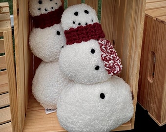 Pillow Bow Tie Snowman