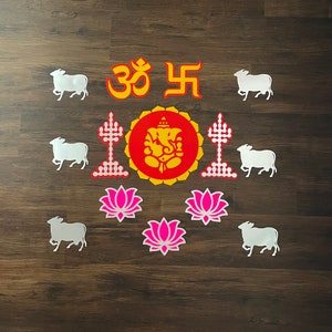 Full Set decor for House warming/ Gruhapravesam/ Indian pooja backdrop/Seemantham decor/Festival  decor/Pooja decor