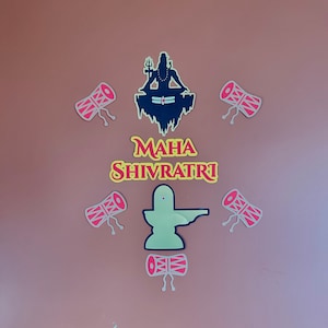 shivarathri decor/shiva cut outs/Lingam cutouts/Indian pooja decor/Indian festival backdrop/shiva/muggu/kolam