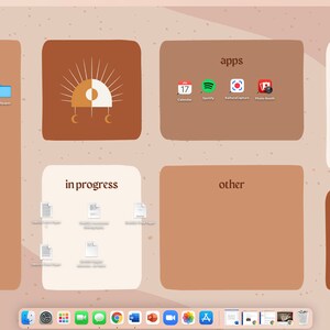 Boho Desktop Organizer Wallpaper
