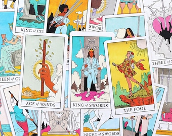 Lecture de cartes de tarot - 5 cartes