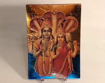 Lakshmi and Vishnu