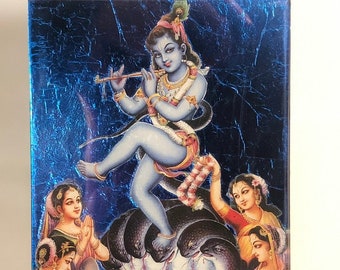 Krishna Subduing the Snake Kaliya