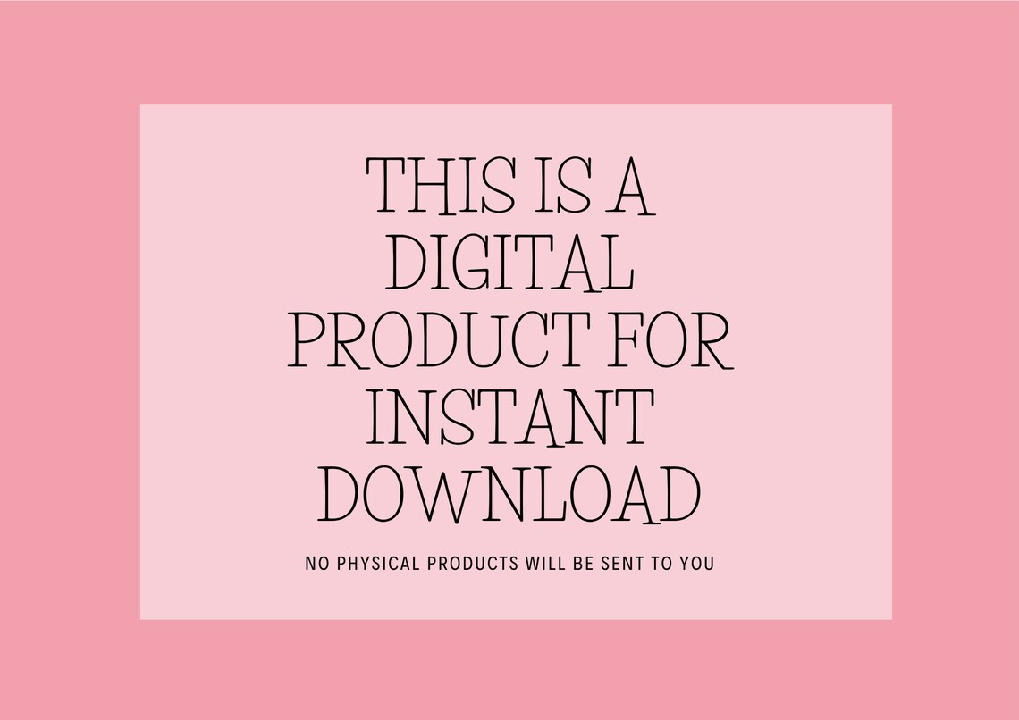 Instagram Planner Instagram Printable Planner Social Media Etsy