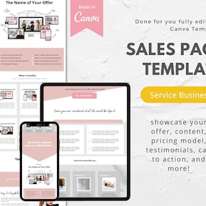 Plantilla de página de ventas Canva / Página de ventas de cursos / Sitio web de Canva / Plantilla de creador de cursos / Sitio web para entrenadores / Plantilla de embudo