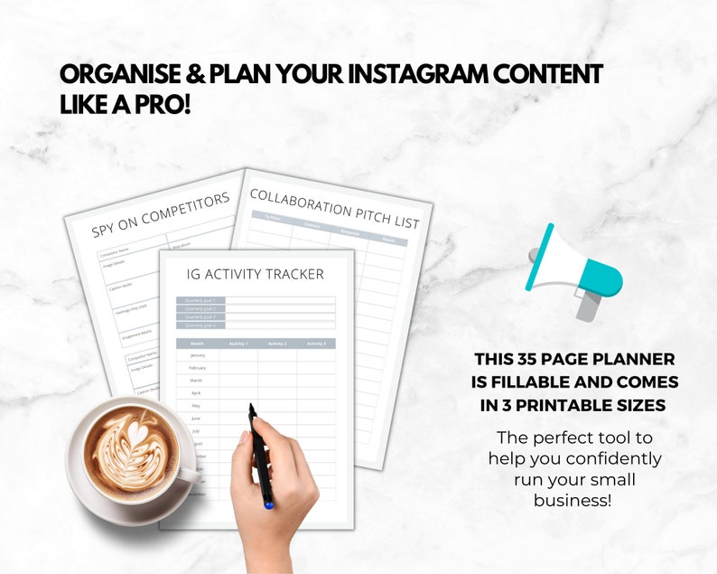 Instagramplanerare | Instagram Reels | Planerare för sociala medier | Innehållsplanerare | Instagramföljare | Instagramflöde | Innehållsstrategi bild 3