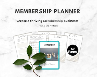 Lidmaatschapsbedrijfsplanner, lidmaatschapsstrategie, abonnementstracker Lidmaatschapsbedrijfsplanner, lancering van succesvolle lidmaatschapssite