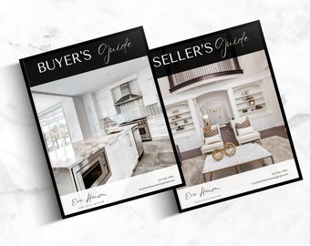 Real Estate Buyer And Seller Guide Bundle, Buyer Presentation, Home Buyer Packet, Seller Packet, Real Estate Marketing Template