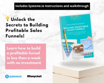 Ultimate Guide to Building Profitable Sales Funnels, Make Money Online, Marketing Strategy, Systeme.io, Funnel Guide, Marketing Checklist