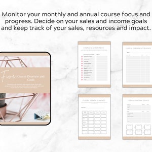 Online Course Workbook | Course Creator Planner | Printable Course ...