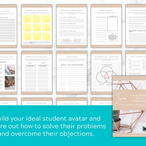 Online Course Workbook | Course Creator Planner | Printable Course ...