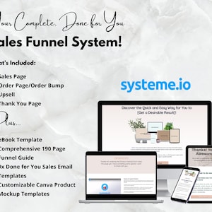 Systemeio Sales Funnel Templates Done for You Digital Product Sales Systemeio Sales Funnel Templates Done for You Digital Product Sales