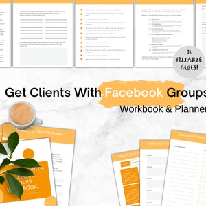 Facebook Group Workbook | Facebook Group Planner | Facebook Group Training | Facebook Group Guide | Facebook Group | Facebook Marketing
