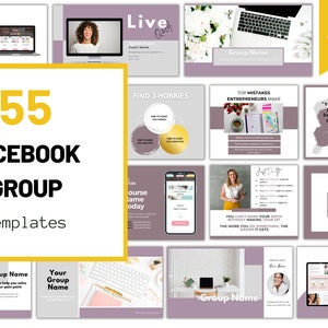 Facebook Group Templates | Facebook Post Templates | Facebook Banner | Facebook Cover | Coaching Templates | Facebook Group Posts