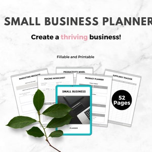 Kleiner Business-Planer | Business Forms | Bestellverfolgung | Bestandsverfolgung | Geschäftsrechnung | Side Hustle Planer | Start Up Geschäft