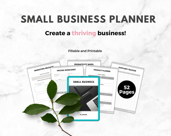 Small Business Planner | Business Forms | Order Tracker | Inventory Tracker | Business Invoice |  Side Hustle Planner | Start Up Business